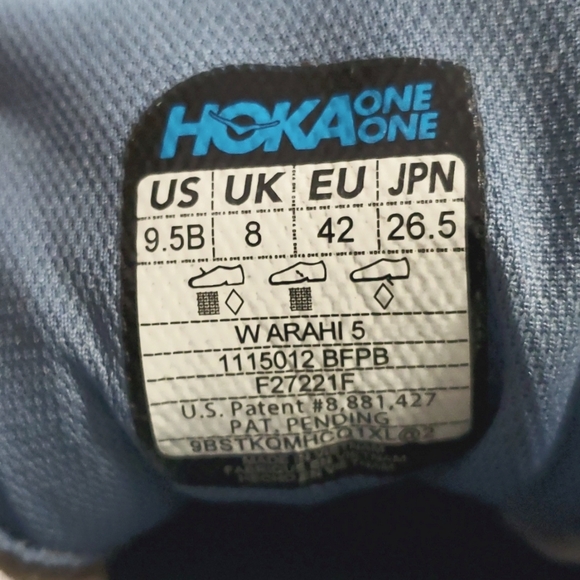 Hoka One One Arahi 5 Shoes Size 9.5 B - Picture 6 of 8